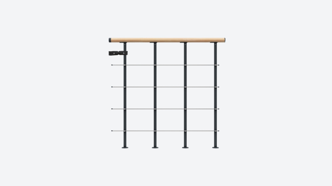 Skyddsräcke BOSTON Anthracite, RAL 7016
