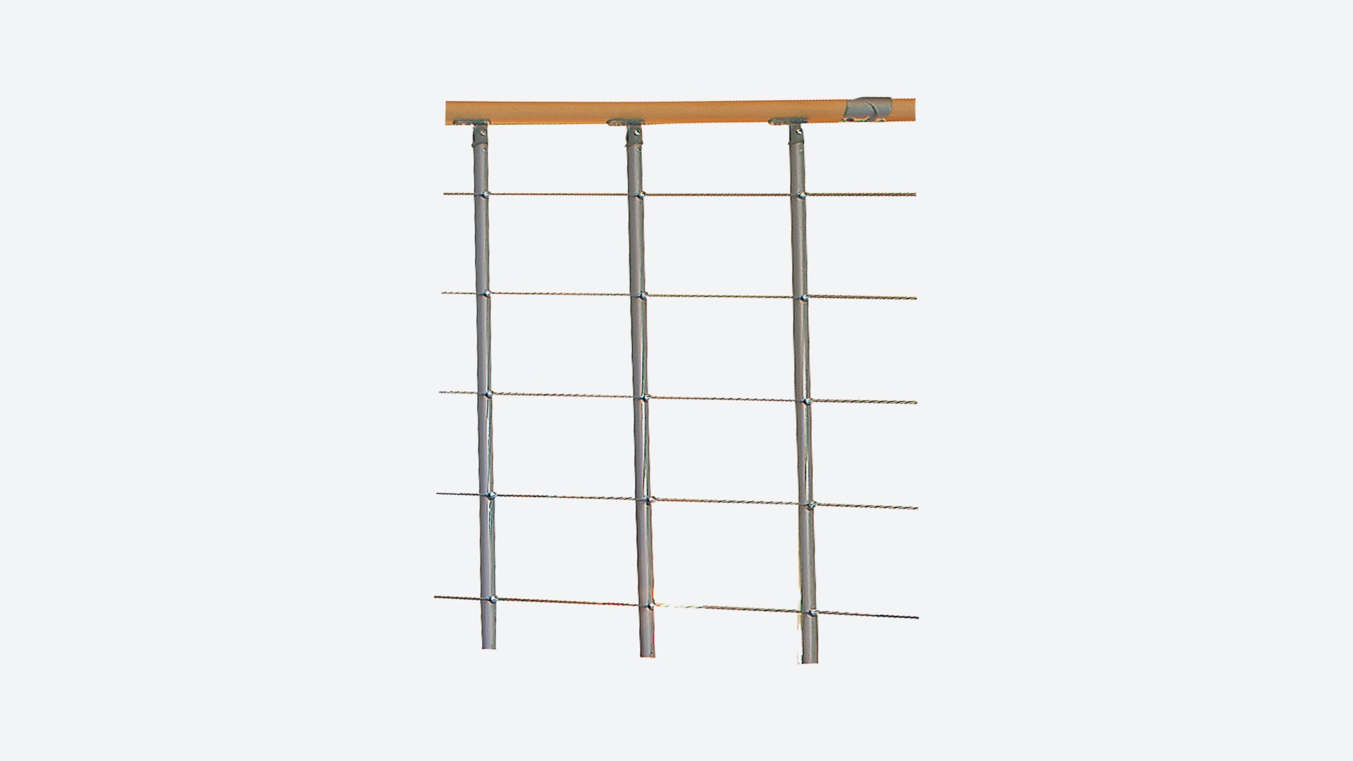 Räcke för trappa LAMBADA ROME Grey, RAL 9006