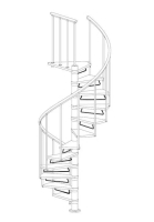 Barnlist till CALGARY eller MONTRÉAL spiraltrappa | 12 st. 
